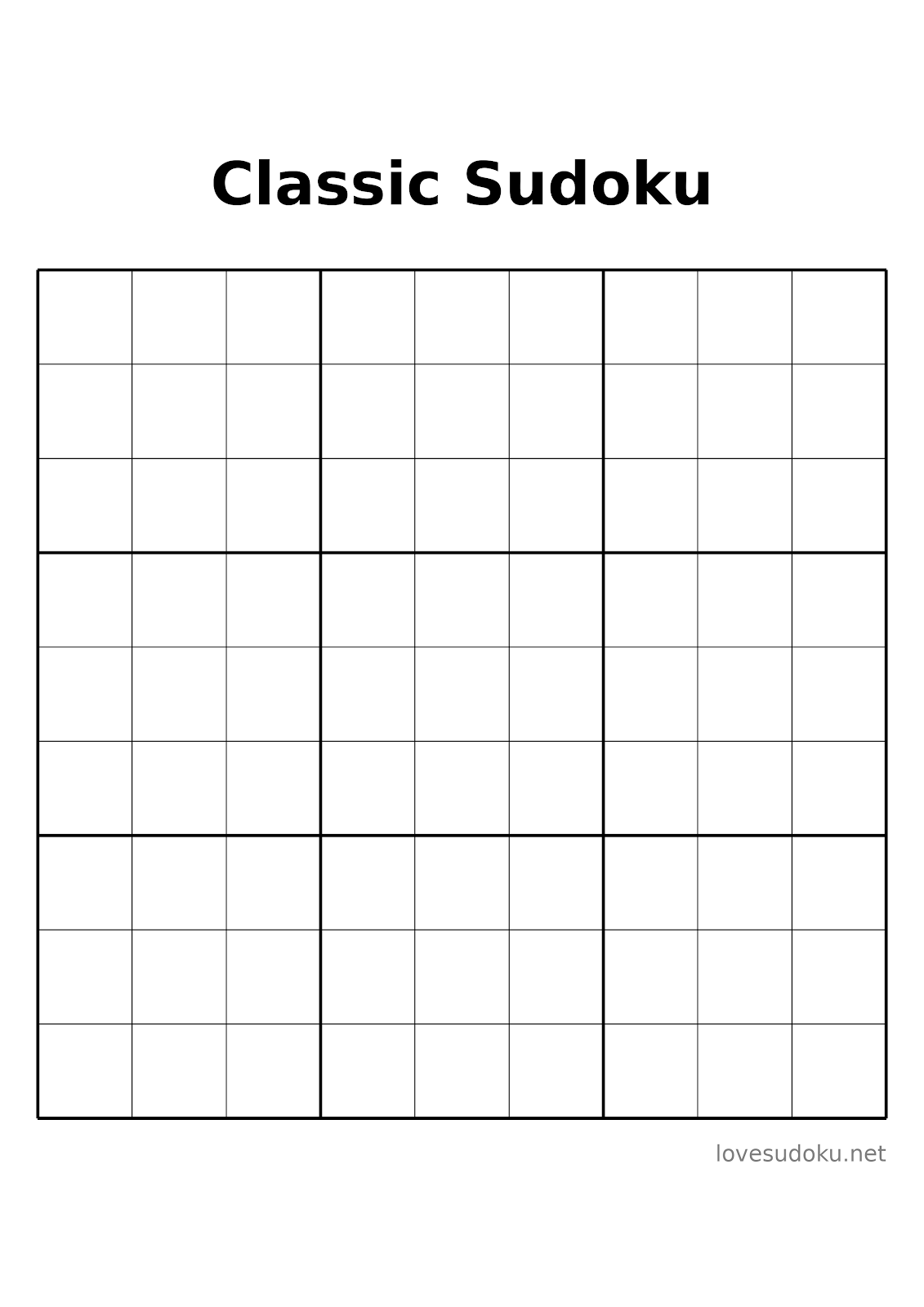sudoku variants and types